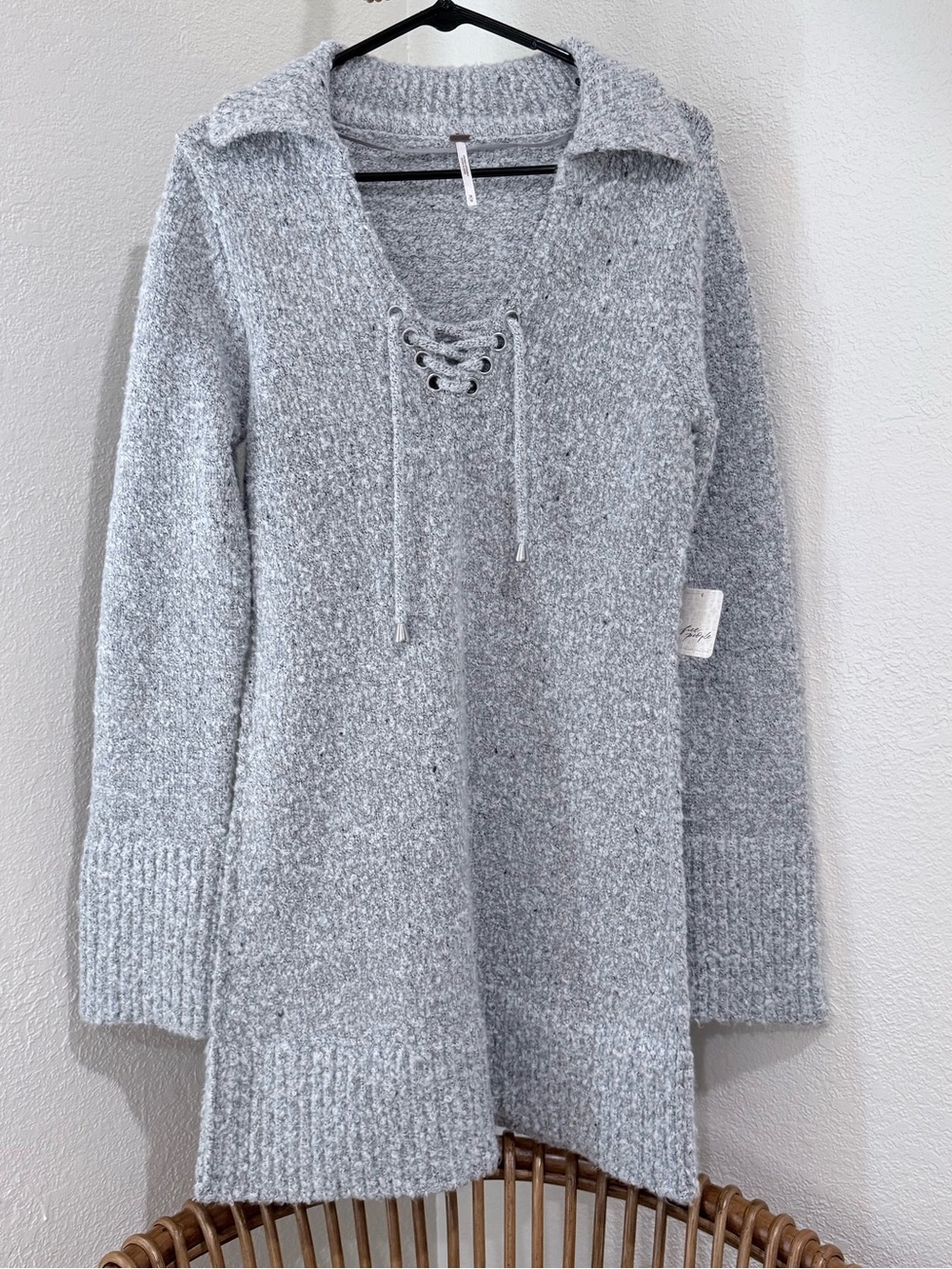 Free People Milena Mini Sweater Dress